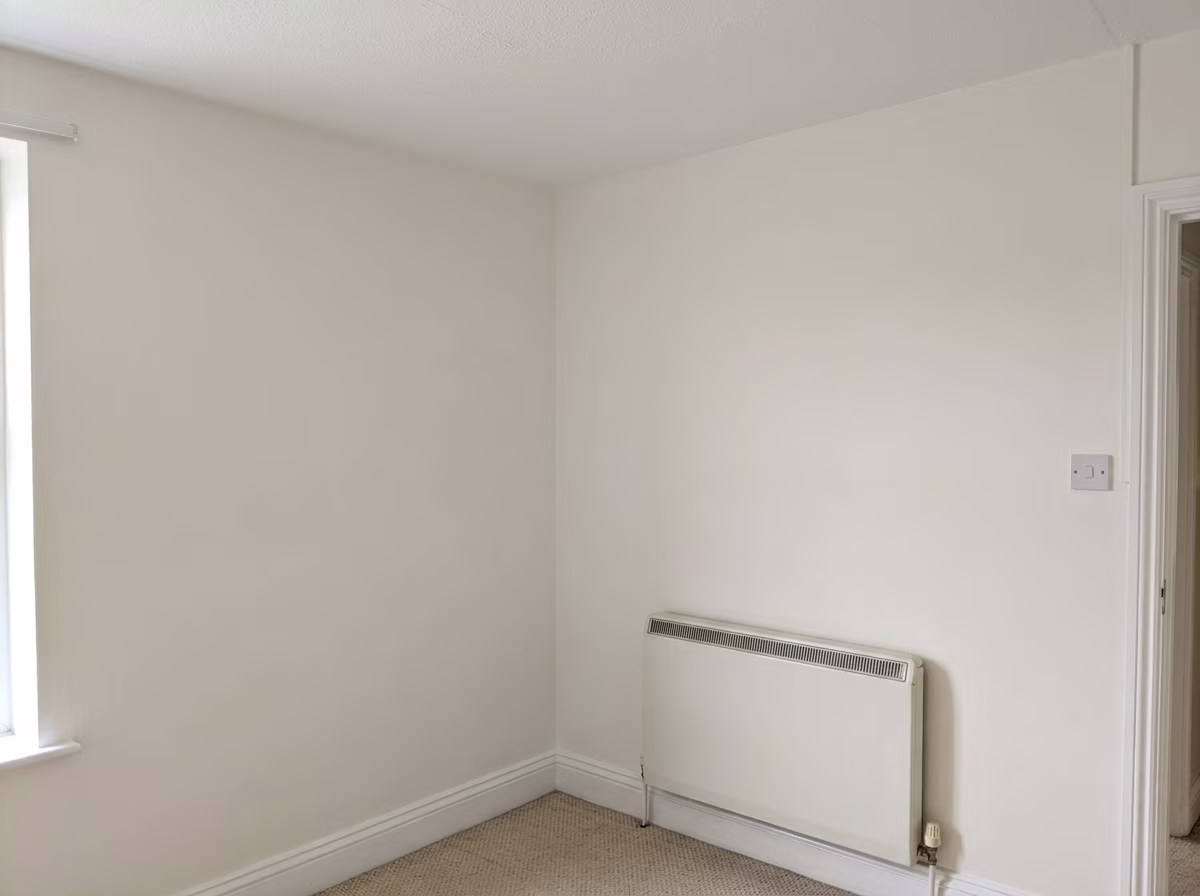 Clean treated wall surface after Propservia discoloration treatment