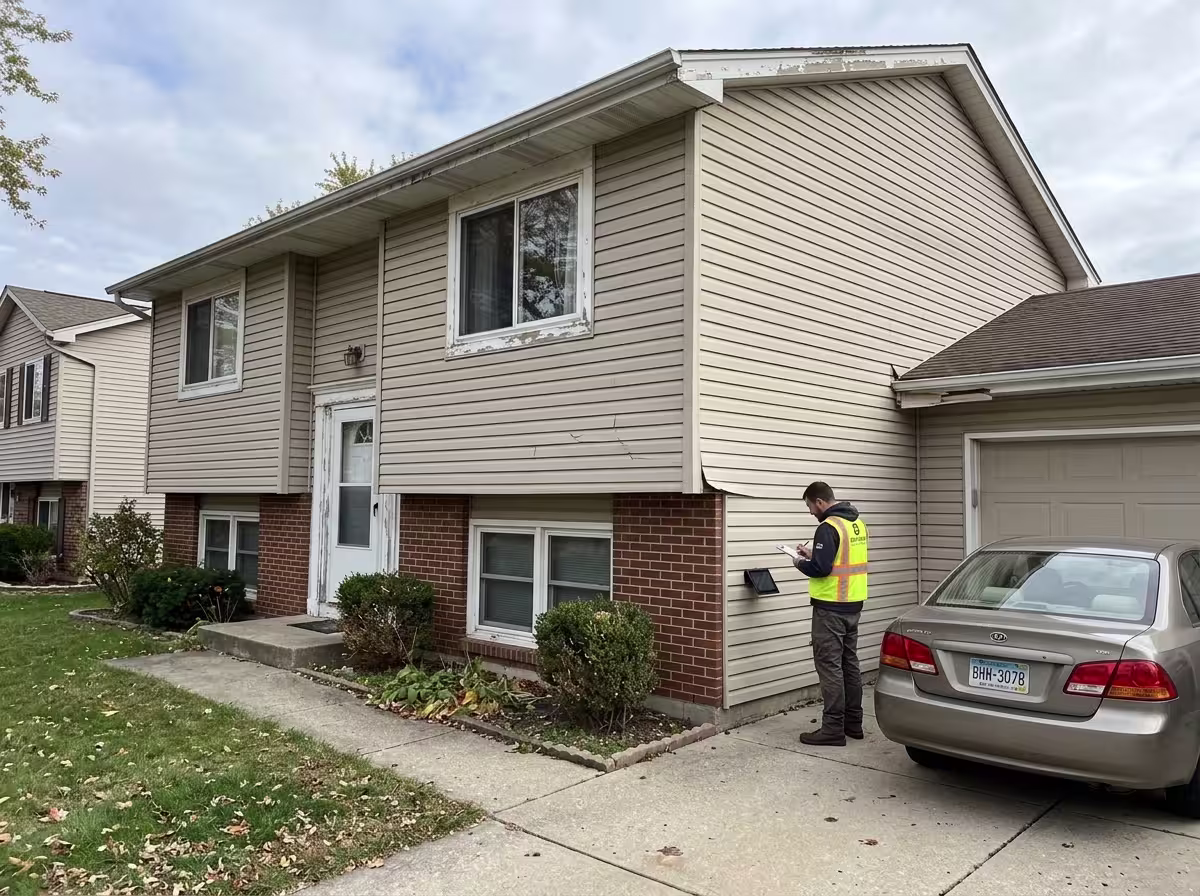 Modern rental property with updated exterior siding